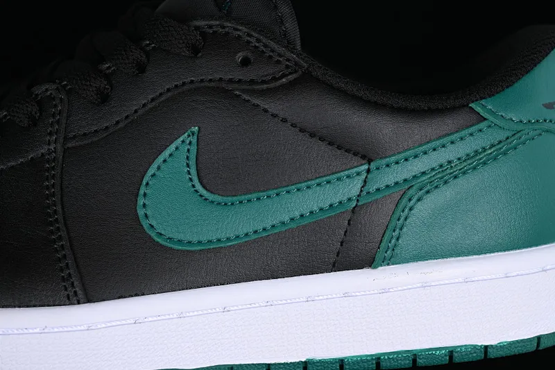 All categories Air Jordan Jordan series basketball shoes Air Jordan 1 Low Z version Air Jordan 1 Low AJ1 Joe 1 black and green color low-top cultural casual sneakers CZ0775-036